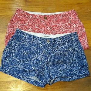 Old Navy Shorts Bundle, size 2 and 2 petite